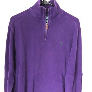 Men’s Purple Quarter Zip - Polo by Ralph Lauren
